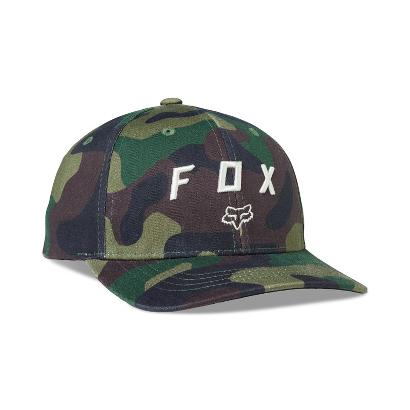 CZAPKA Z DASZKIEM FOX JUNIOR VZNS CAMO 110 SNAPBACK GREEN CAMO  ENDURO CROSS