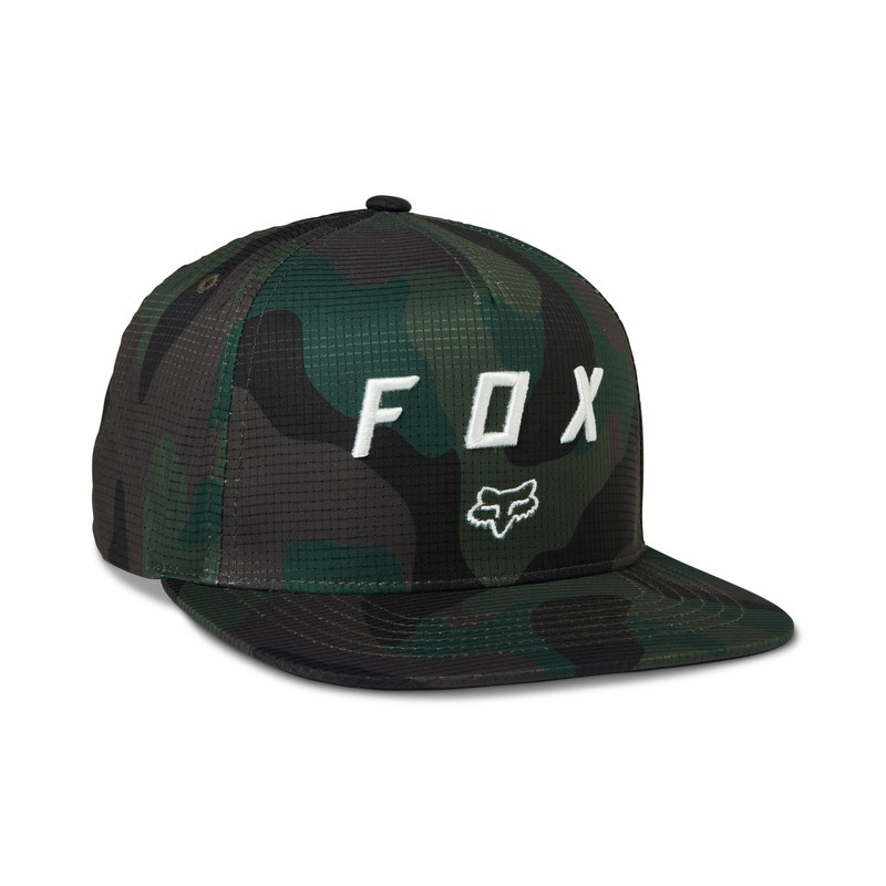 CZAPKA Z DASZKIEM FOX VZNS CAMO TECH SNAPBACK GREEN CAMO  ENDURO CROSS
