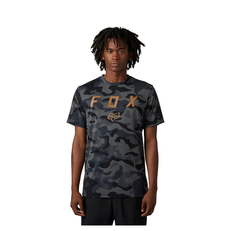 T-SHIRT FOX VZNS TECH BLACK CAMO  ENDURO CROSS