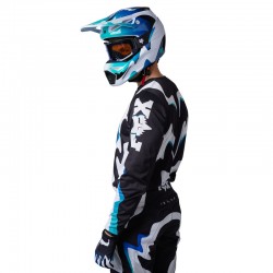 BLUZA FOX 180 KOZMIK BLACK/WHITE  ENDURO CROSS