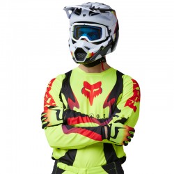 BLUZA FOX 180 KOZMIK FLUORESCENT YELLOW  ENDURO CROSS