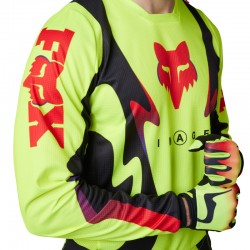 BLUZA FOX 180 KOZMIK FLUORESCENT YELLOW  ENDURO CROSS
