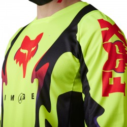 BLUZA FOX 180 KOZMIK FLUORESCENT YELLOW  ENDURO CROSS