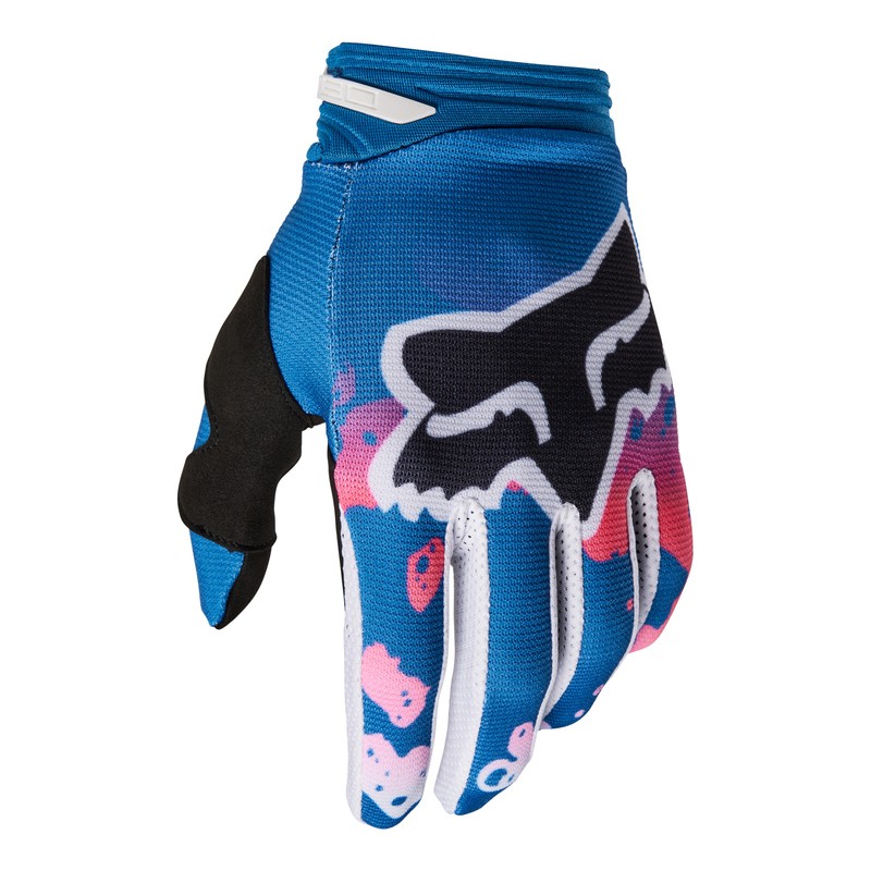 RĘKAWICE FOX JUNIOR 180 MORPHIC BLUEBERRY  ENDURO CROSS