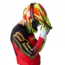 BLUZA FOX 180 STATK FLUORESCENT RED  ENDURO CROSS