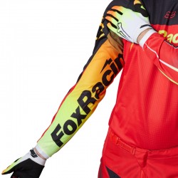 BLUZA FOX 180 STATK FLUORESCENT RED  ENDURO CROSS