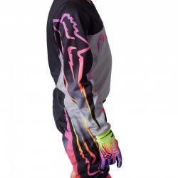 BLUZA FOX JUNIOR 180 STATK STEEL GREY  ENDURO CROSS