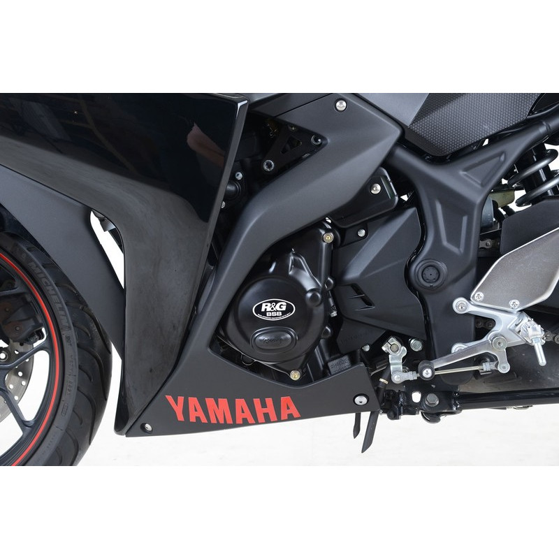 ZESTAW OSŁON SILNIKA RG RACING YAMAHA YZF-R25 14-/YZF-R3 15-/MT-25/MT-03, (2 CZĘŚCI) BLACK