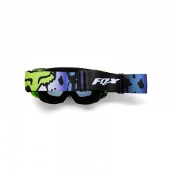 GOGLE FOX JUNIOR MAIN MORPHIC BLACK/YELLOW - SZYBA YELLOW MIRROR (1 SZYBA W ZESTAWIE) ENDURO CROSS