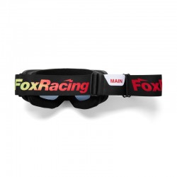 GOGLE FOX MAIN STATK BLACK/RED - SZYBA SMOKE (1 SZYBA W ZESTAWIE) ENDURO CROSS