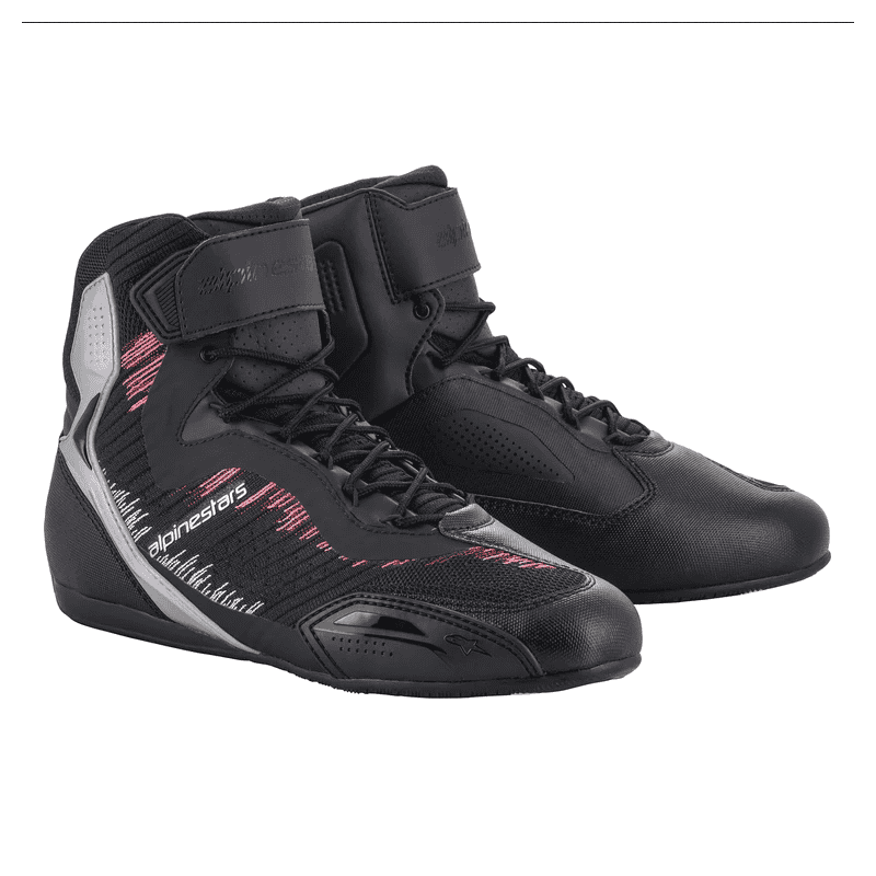 BUTY ALPINESTARS LADY STELLA FASTER-3 RIDEKNIT BLACK/SILVER/DIVA PINK 