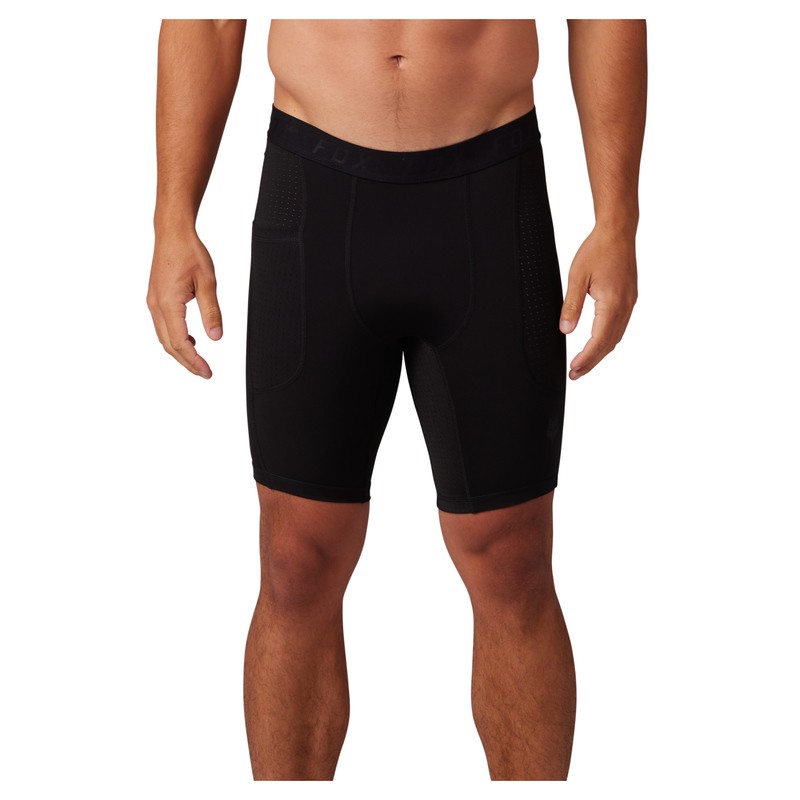 SPODENKI FOX TECBASE COMPRESSION BLACK  ENDURO CROSS