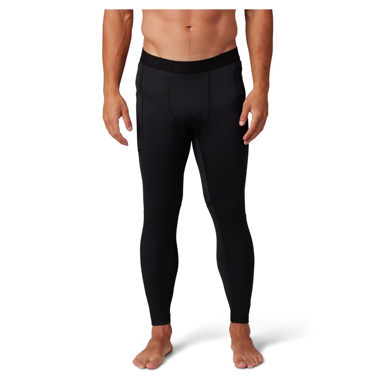SPODNIE FOX TECBASE FIRE BLACK  ENDURO CROSS