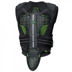 KAMIZELKA Z OCHRANIACZEM PLECÓW HELD LADY KELTOR BLACK/GREEN 