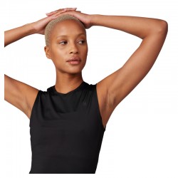 KOSZULKA BEZ RĘKAWÓW FOX LADY TECBASE BLACK  ENDURO CROSS