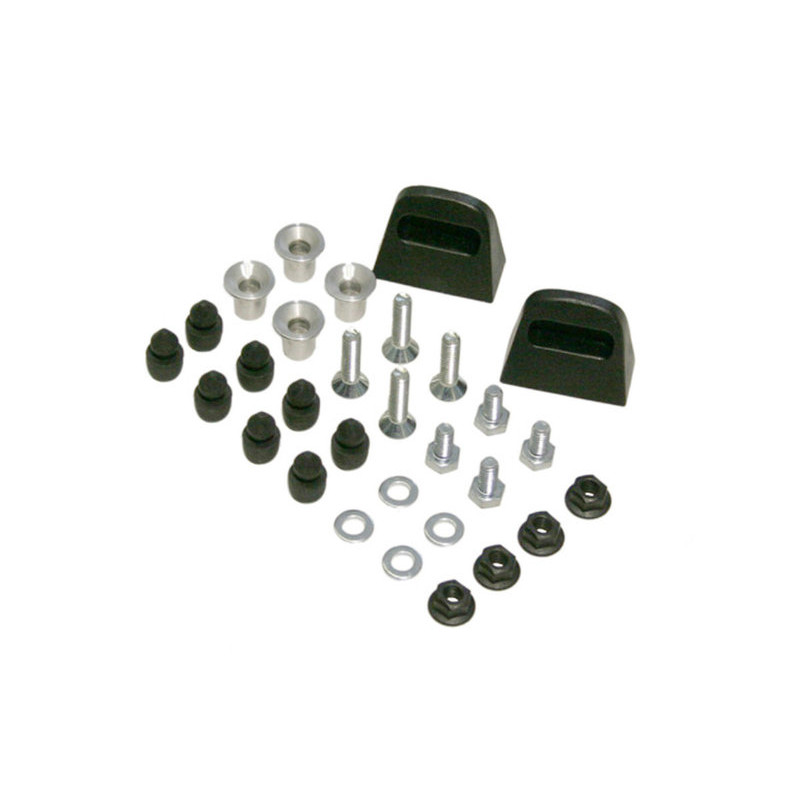 ZESTAW ADAPTERÓW DO STELAŻA NA KUFRY BOCZNE GIVI/KAPPA MONOKEY, SW-MOTECH BLACK