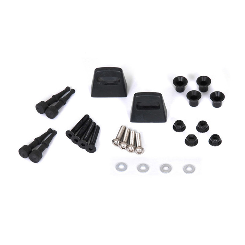 ZESTAW ADAPTERÓW NA STELAŻ EVO NA KUFRY BOCZNE GIVI/KAPPA MONOKEY, SW-MOTECH BLACK