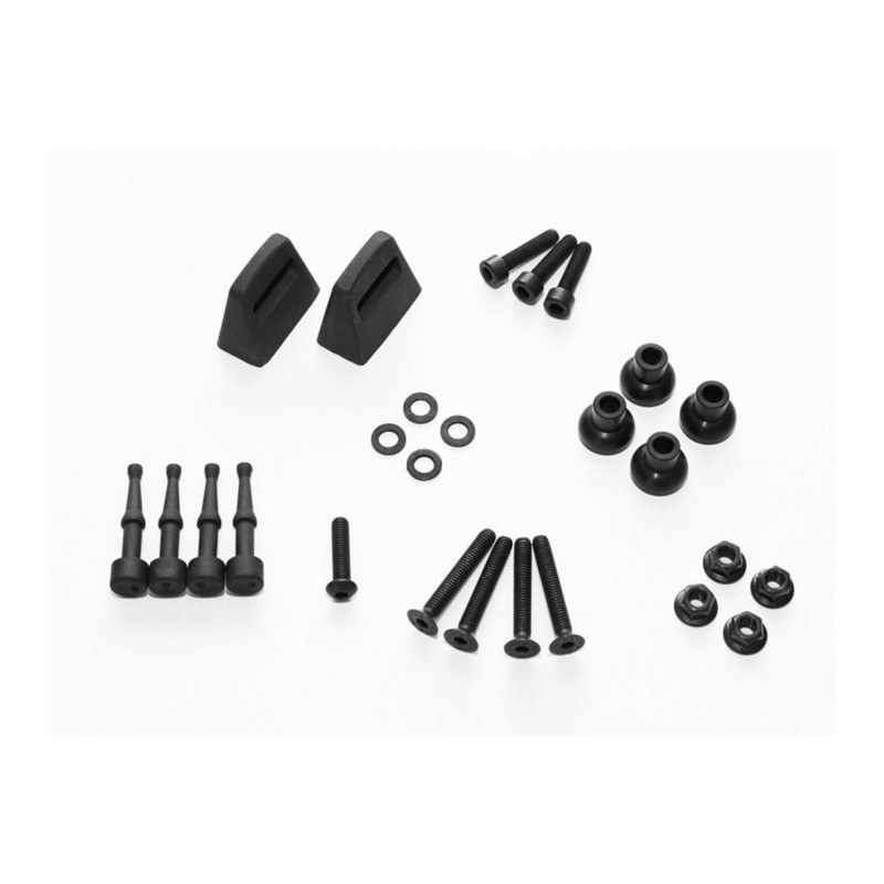 ZESTAW ADAPTERÓW NA STELAŻ EVO NA KUFRY BOCZNE GIVI-TREKKER SW-MOTECH BLACK