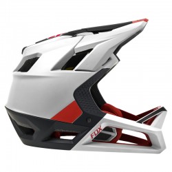 KASK ROWEROWY FOX PROFRAME BLOCKED BLACK/WHITE  ENDURO CROSS