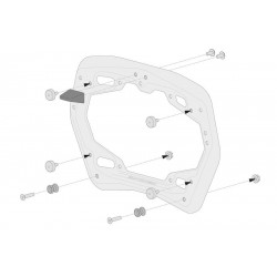 ZESTAW ADAPTERÓW NA STELAŻ PRO NA KUFRY BOCZNE BOCZNYCH GIVI MONOKEY, SW-MOTECH