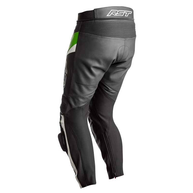 SPODNIE SKÓRZANE RST TRACTECH EVO 4 CE BLACK/GREEN S (2358)