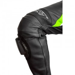 SPODNIE SKÓRZANE RST TRACTECH EVO 4 CE BLACK/GREEN S (2358)