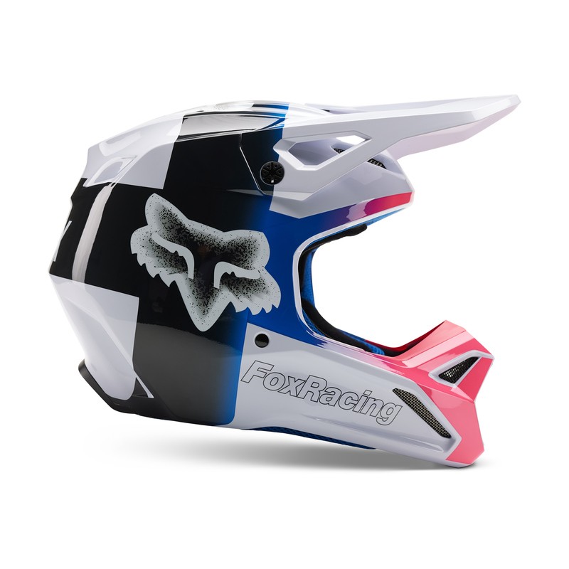 KASK FOX V1 HORYZN BLACK/WHITE  ENDURO CROSS