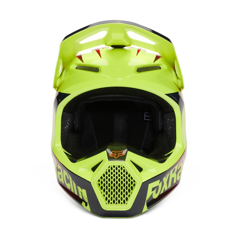 KASK FOX V1 STATK RED/YELLOW  ENDURO CROSS