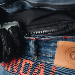 SPODNIE JEANS REBELHORN VANDAL DENIM WASHED BLUE 
