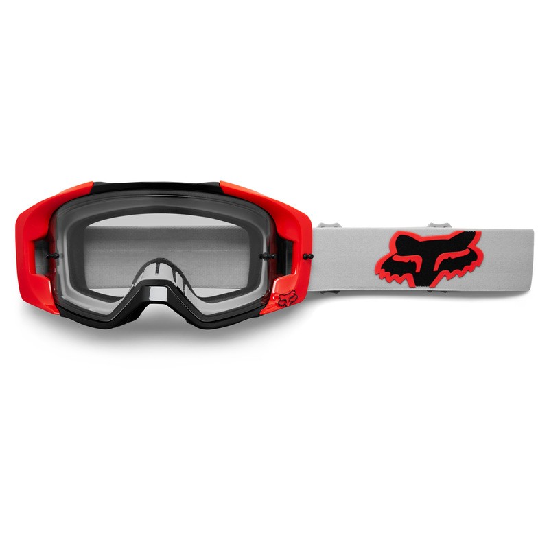 GOGLE FOX VUE STRAY GREY/RED  ENDURO CROSS