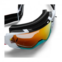 GOGLE FOX VUE SYZ BLACK/WHITE - SZYBA RED MIRROR (1 SZYBA W ZESTAWE, ZRYWKI W ZESTAWIE) ENDURO CROSS