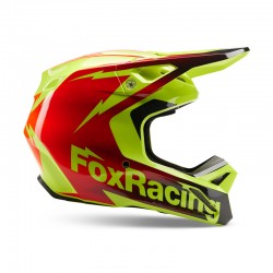 KASK FOX JUNIOR V1 STATK RED/YELLOW  ENDURO CROSS
