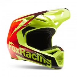 KASK FOX JUNIOR V1 STATK RED/YELLOW  ENDURO CROSS