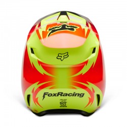 KASK FOX JUNIOR V1 STATK RED/YELLOW  ENDURO CROSS
