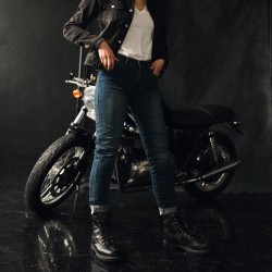 SPODNIE JEANS BROGER CALIFORNIA CASUAL LADY RAW NAVY 