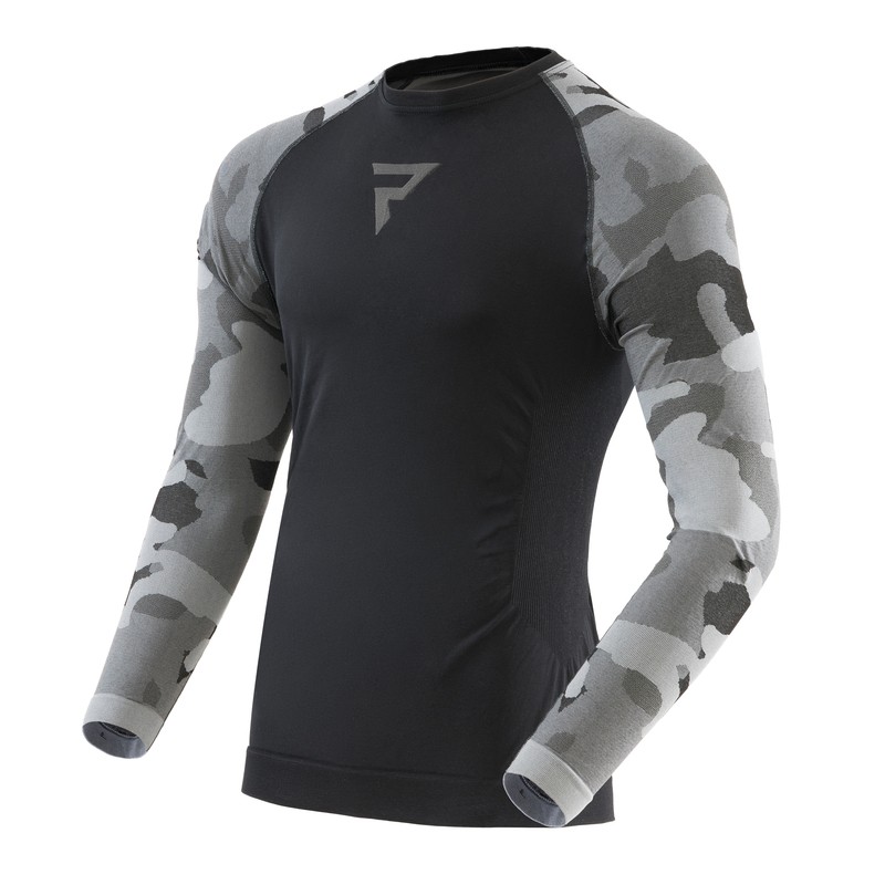 KOSZULKA TERMOAKTYWNA Z DŁUGIM RĘKAWEM REBELHORN FREEZE II CAMO XS KOSZULKA TERMOAKTYWNA Z DŁUGIM RĘKAWEM REBELHORN FREEZE II CAMO XS