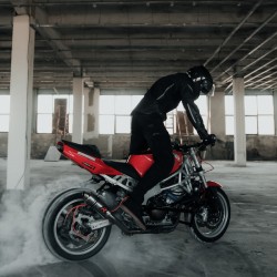KURTKA SKÓRZANA REBELHORN VANDAL AIR BLACK 