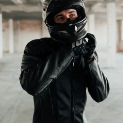 KURTKA SKÓRZANA REBELHORN VANDAL AIR BLACK 