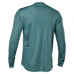KOSZULKA ROWEROWA Z DŁUGIM RĘKAWEM FOX RANGER JECTR SEA FOAM  ENDURO CROSS