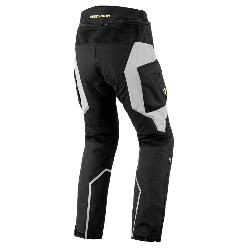 SPODNIE TEKSTYLNE REBELHORN HARDY II BLACK/GREY 