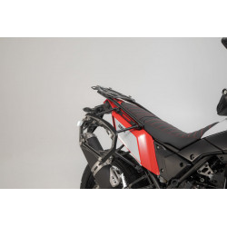 ZESTAW KUFRÓW BOCZNYCH TRAX ION I STELAŻY SW-MOTECH YAMAHA TENERE 700 (19-), BLACK 45/45L