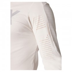 KOSZULKA ROWEROWA Z DŁUGIM RĘKAWEM FOX FLEXAIR PRO VINTAGE WHITE  ENDURO CROSS