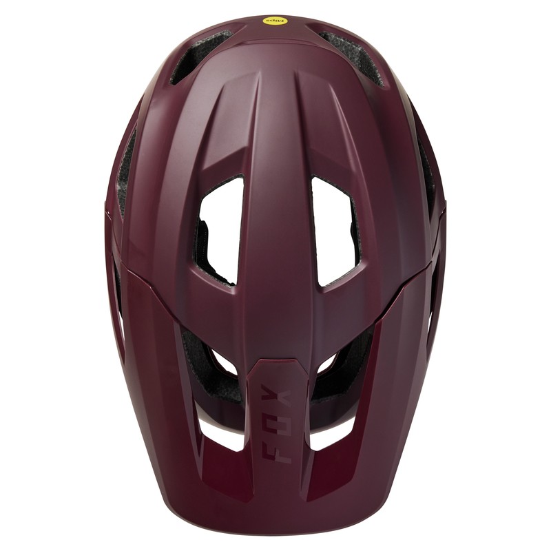 KASK ROWEROWY FOX JUNIOR MAINFRAME DARK MAROON  ENDURO CROSS