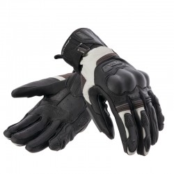 RĘKAWICE SKÓRZANE REBELHORN RANGE BLACK/LIGHT GREY 