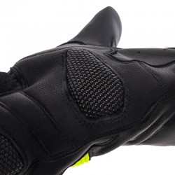 RĘKAWICE SKÓRZANE REBELHORN RANGE BLACK/ANTHRACITE/FLUO YELLOW 