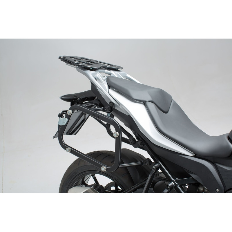 STELAŻ EVO NA KUFRY BOCZNE SW-MOTECH BMW S 1000 XR (15-), BLACK