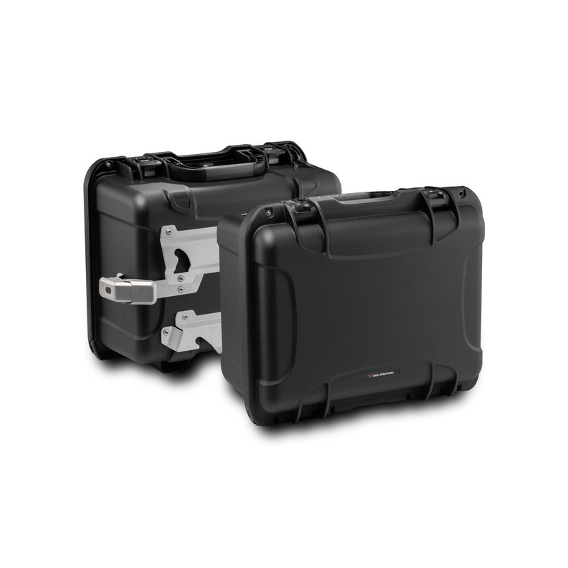 ZESTAW KUFRÓW BOCZNYCH NANUK I STELAŻY SW-MOTECH DUCATI MULTISTRADA 1200/S (15-), BLACK