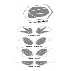 TANK PAD/TANK GRIPS KEITI PAZZLE CLEAR