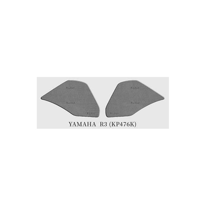 TANK PAD/TANK GRIPS KEITI YAMAHA R3 BLACK