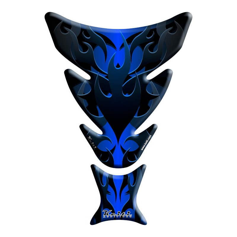 TANK PAD KEITI BLUE FLAME